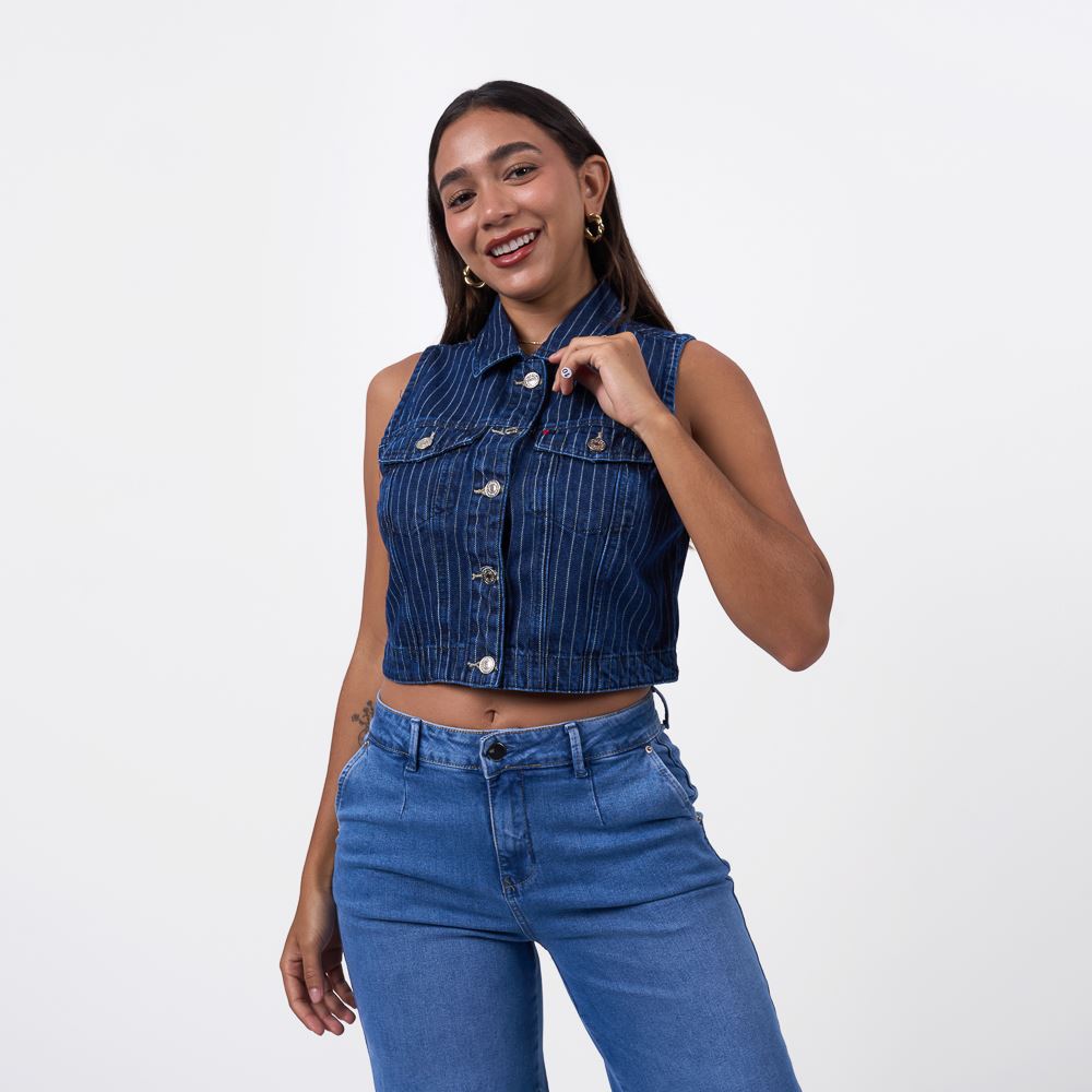 CHALECO EI25FANIS DENIM RIGIDO